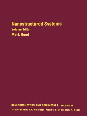 cover image of Nanostructured Systems